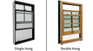 Customizable Double Hung <strong>Sash</strong> <strong>Window</strong> Aluminum Single-Hung <strong>Windows</strong> in Black Vertical up Down Sliding <strong>Windows</strong> - Product Image 6