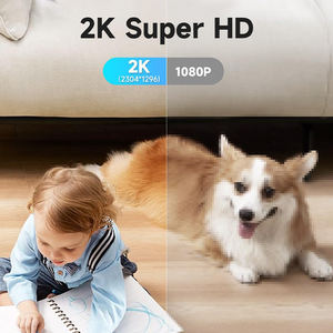 Eseecloud Kamera CCTV dalam ruangan, keamanan rumah pintar 5GHz WiFi deteksi gerakan penglihatan malam dukungan kartu memori CMOS - Product Image 4