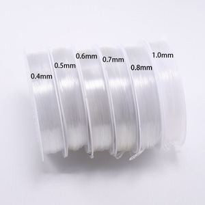 0.4毫米-1毫米透明水晶强力弹力细绳透明串珠线非常适合手镯串珠制作 - Product Image 2
