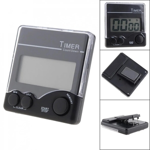 Timer digitale elettronico magnetico con campanello e ampio Display LCD per cucina da laboratorio - Product Image 2