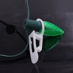屋根クリップ,休日保持C9電球吊りクリスマス照明O字型プラスチック溝 - Product Image 2