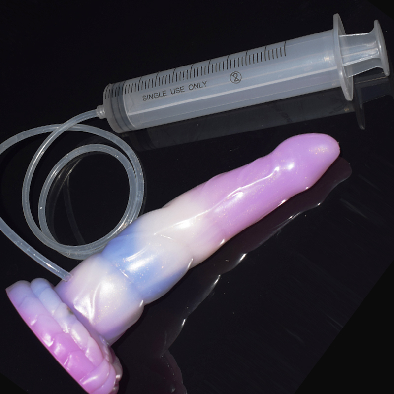 Jouet gelée de mer + injecteur + pompe violet