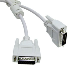 Atacadista Fábrica D-sub Macho para Macho Cabo Conector <span class=keywords><strong>Db</strong></span> 15 Cabo Com Núcleos