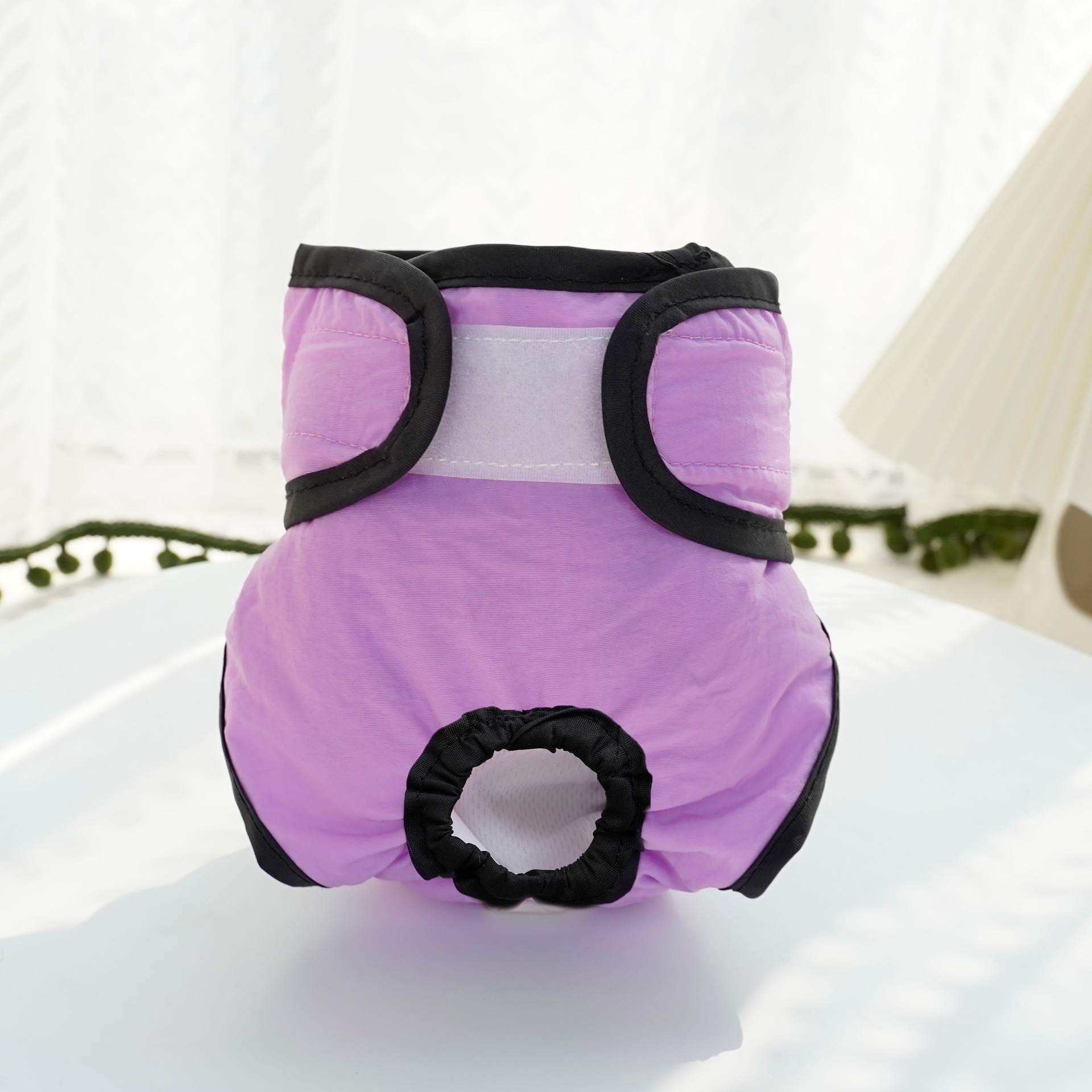 Pantalon menstruel pour chienne violette