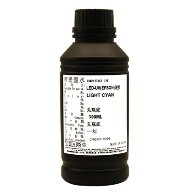 Baishixin 중국 공장 직판 좋은 유창함 빠른 건조 플라스틱 유리 세라믹 목재 인쇄 UV 잉크