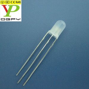 สามขา LED ไดโอด LED สีแดงและสีเขียวใสสองสีมีเส้นผ่าศูนย์กลาง5mm 3mm สองสีคู่สี3ขา LED - Product Image 5