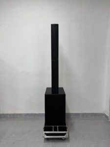 Großhandel 1200W Professioneller Outdoor-Holzlautsprecher DSP BT TWS Mischverstärker <span class=keywords><strong>Array</strong></span> Aktiv 2* 12 Zoll Sub PA Säulenlautsprecher - Product Image 6