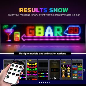 App-Controlled RGB Waterproof Full Color <strong>LED</strong> Signboard Programmable <strong>LED</strong> Scrolling Message Display for Shop Signs Digital Poster - Product Image 4