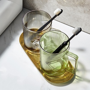 Hiện đại rửa cup vài cơ sở Nước súc miệng cup dễ thương nhựa PP phòng tắm lớn mở Cup cho phòng tắm - Product Image 3