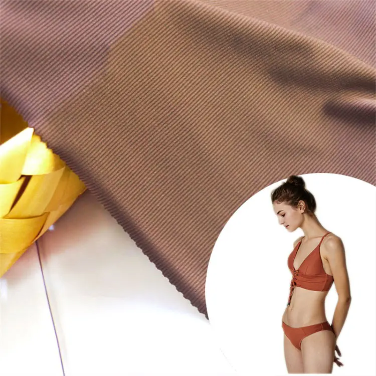 Promocional preço respirável designer 90 nylon 10 spandex roupa íntima tecido