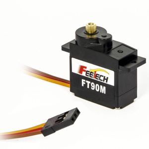 RC FT90M 6V 2KG PWM mikro yüksek Toruqe dijital Metal dişli çekirdek Motor Servo RC helikopter araba Robot için - Product Image 4