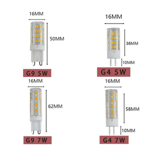Factory Wholesale 5W <strong>7W</strong> G4 <strong>G9</strong> <strong>LED</strong> Light Bulbs Ceramic Corn Lamp Two-color Light Source 3000K 4000K 6000K Three Color Lamp - Product Image 6