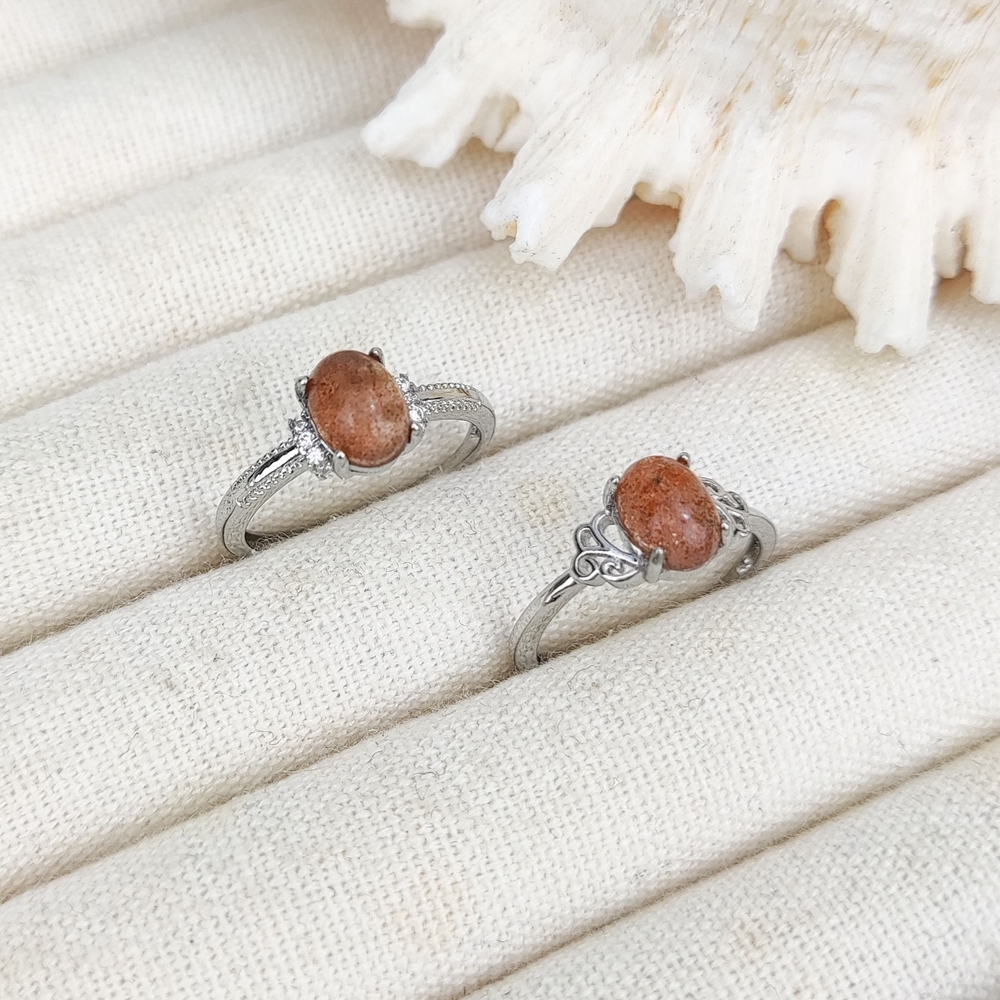 Quartz fraise doré - argent