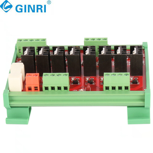 Placa amplificadora de transistores de CC de 8 canales, placa de alimentación, placa PLC, módulo de salida de relé con aislador optoacoplador - Product Image 2