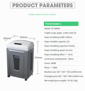Paper <strong>Shredder</strong> Paper <strong>Shredder</strong> Machine Mini Cross-Cutting Desktop Paper <strong>Shredder</strong> for Home Work Shreds Card &amp; CD - Product Image 2