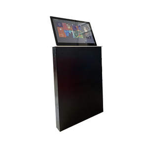 ODM Paperless Meeting Room Conference System Pop up Hidden <strong>Computer</strong> <strong>Lcd</strong> Desk Tv <strong>Monitor</strong> Motorized Lift Mechanism 15&quot;17&quot;18&quot;21&quot; - Product Image 4