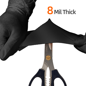 8 мил 9 мил оранг нитрил сверхмощный механик безопасная работа touchntuff латексные беспороховые нитриловые перчатки guantes de trabajo - Product Image 5