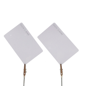 Tarjeta de regalo rfid de material pvc blanco, código de barras de promoción - Product Image 4