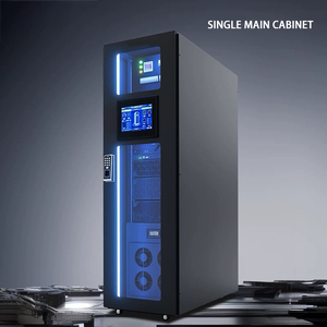 Puerta de vidrio de alta calidad 42U CAC IDC Gabinete de red Servidor de red inteligente Almacenamiento Soluciones de centro de datos modulares Cabina - Product Image 5