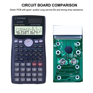 FX-991/100 MS401高校生向け関数関数電卓オフィス用プラスチック太陽電池電源 - Product Image 3
