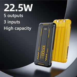 Hot Selling <strong>QC3.0</strong> 22.5w Super Fast Charging Built-in Wire PowerBank 20000mAh USB Type C Portable Mobile <strong>Power</strong> <strong>Bank</strong> 10000mah - Product Image 5