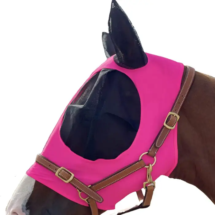 新しいデザイン乗馬製品保護馬の頭カバーメッシュフライ