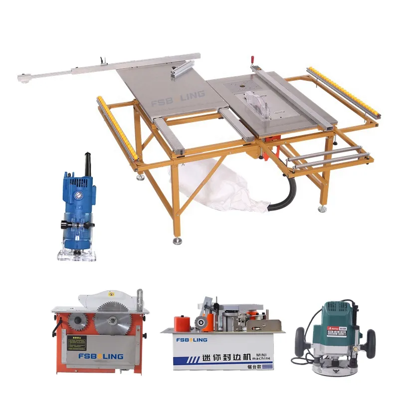 Sierra de Mesa แผงเลื่อยอเนกประสงค์แบบพกพา, เครื่องกัดขอบเลื่อยสำหรับงานไม้โต๊ะเลื่อย