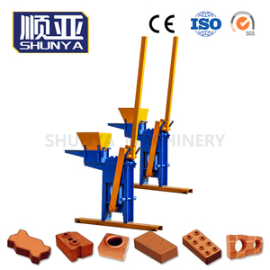 SHUNYA, QMR2-40 с хорошей производительностью, ручная машина для производства глиняных блоков, оборудование для производства кирпича для строительного оборудования - Product Image 3