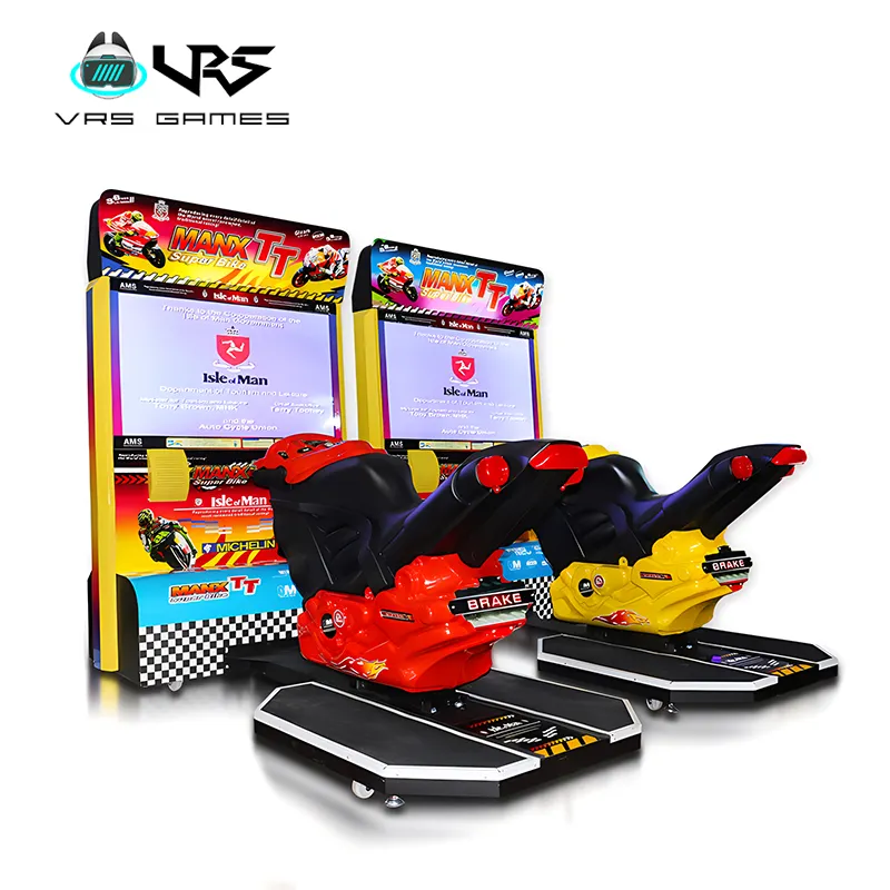 Vrsgames vui chơi giải trí hot-bán 42 inch Video 2 người chơi động cơ mô phỏng đua Máy Arcade động cơ trò chơi đua xe máy