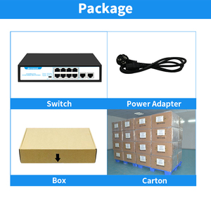 Interruptor de red gigabit ethernet PoE para cámara IP Hikvision, 10/100/1000M, disponible - Product Image 5