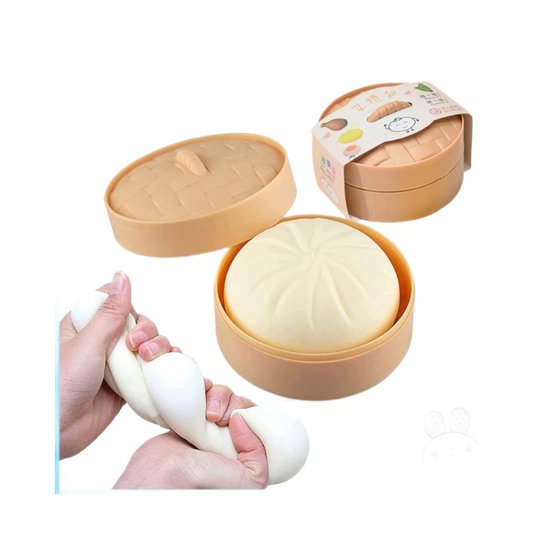 small white bun(5.5cm)with steamer