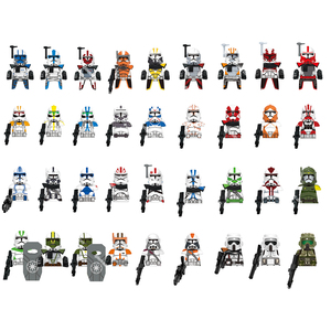 XINH fábrica Trooper Clone 501th ARC 212th Capitán Gris Bomb Squad 13th Commander Modelo Figuras DE ACCIÓN Juguetes de bloques de construcción