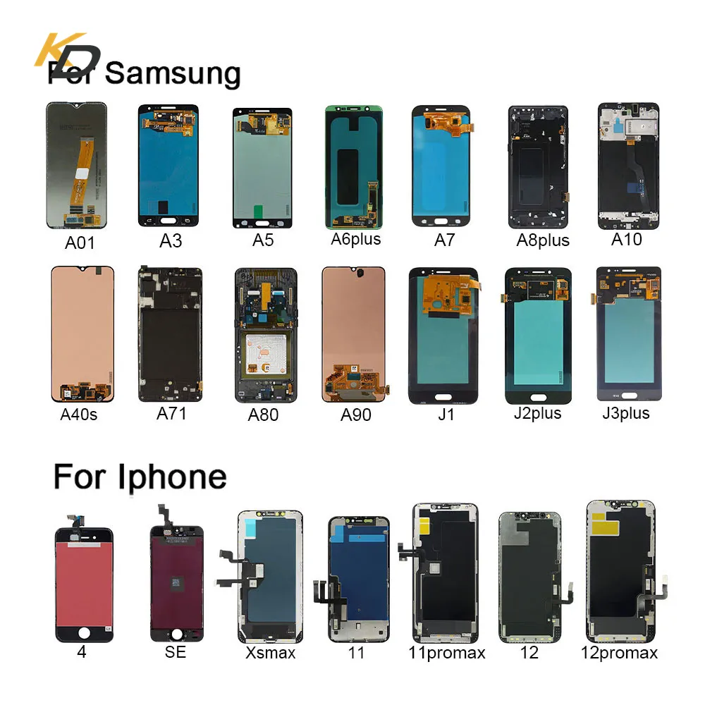 Điện thoại di động LCD cho iPhone Samsung Huawei Infinix TECNO Xiaomi Moto LG LCD Màn hình hiển thị điện thoại cảm ứng LCD màn hình