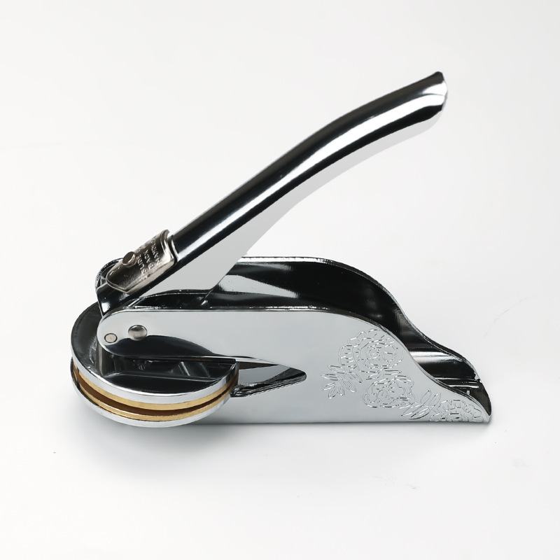 Tampon en acier estampé - argent