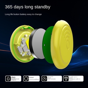 High-Tech Waterproof IP67 GPS Pet Tracker Apple Cross-Border Anti-Lost Smart <strong>Device</strong> Locator <strong>Android</strong> <strong>IOS</strong> Compatibility Plastic - Product Image 3