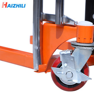Piccolo caricatore idraulico per la casa, carico e scarico auto, 400 kg Mini Stacker manuale, carrello elevatore manuale - Product Image 6