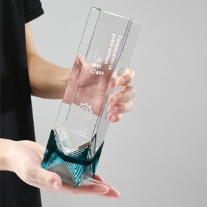 Özelleştirilebilir yaratıcı yeni cam kupa yorumlama ajansı yıllık toplantı olay ödülü kristal kupa özelleştirme için madalya - Product Image 4
