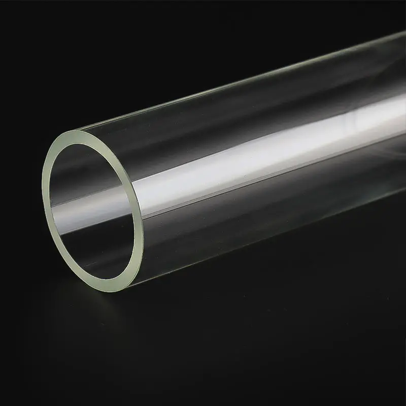 Prezzo di fabbrica all'ingrosso tubo di vetro trasparente per Test borosilicato resistente al calore personalizzato