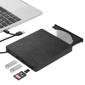 USB3.0台式笔记本电脑多功能DVD刻录机u盘读卡器SD tf卡C型集线器超薄RW的外部光驱 - Product Image 2