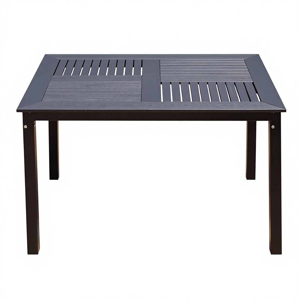 Table longue mosaïque 120*80-noir