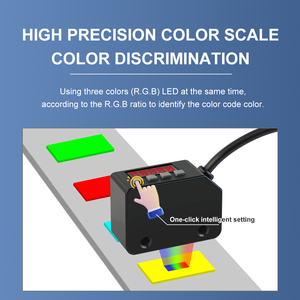 Sensore di codice colore BEM-LX-101 sensore fotoelettrico per segno colore 12 ~ 24VDC sensore di posizionamento per separazione dei colori smart label - Product Image 4