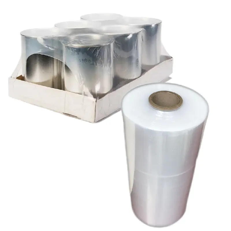 Feuille de plastique thermorétractable imprimable à jet d'encre à bas prix pour l'industrie des boissons