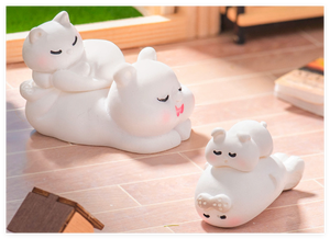Fairy Gardens <strong>3D</strong> Mini Resin Animals Bear Cat Panda Seal-Religious Style Cartoon Stacking Toy <strong>Art</strong> with Crafted Design - Product Image 5