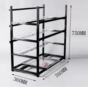 19gpu Stackable nhôm trường hợp mở không khí khung Giàn Khoan khung GPU khung máy tính mở không khí giá GPU Giàn Khoan trường hợp 19 GPU thợ mỏ - Product Image 3