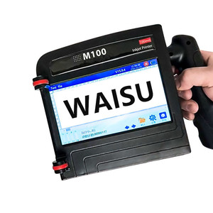 WAISU 100mm Código QR gran LOGO GS1 serie número máquina de impresión de texto impresora térmica de inyección de tinta de mano en botella de plástico de Metal - Product Image 3