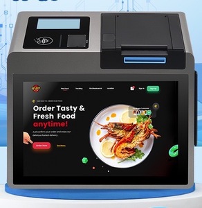 Z100 Google GMS 10,1 дюймов Android POS умный терминал, Android 14, принтер + 80 мм, NFC + SIM + QR-код Pay + 2,6 "или 3,95" светодиод - Product Image 4