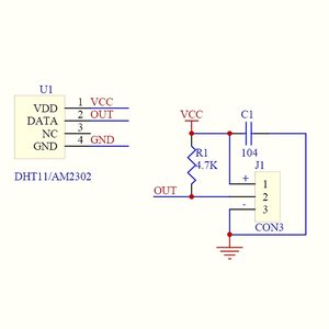 DHT22/AM2302 <strong>Digital</strong> <strong>Temperature</strong> and Humidity <strong>Sensor</strong> Module DC 3.3-5 Volt <strong>Temperature</strong> and Humidity Gauge Monitor ICs Product