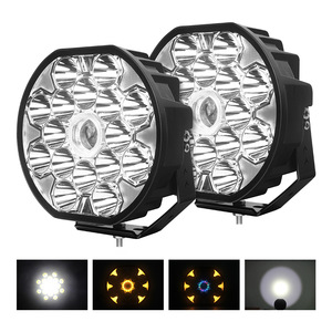 RGBとアンバーLEDボーダレスドライバーライトストリップ新しい状態オフロード車改造ドライビングライトアクセサリー - Product Image 3