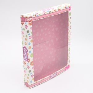Custom Fold Flat <strong>Toy</strong> Gift <strong>Box</strong> Packaging <strong>Toy</strong> <strong>Box</strong> Doll Gift <strong>Box</strong> With clear Window - Product Image 2