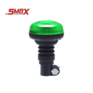 New Design <strong>DC</strong> <strong>12V</strong>/24V <strong>Green</strong> Amber Rotating <strong>LED</strong> Beacon Flashing Warning Light Accessory for Tractors and Cars - Product Image 1